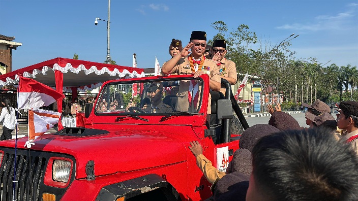 Wali Kota Pontianak Edi Rusdi Kamtono ajak Pramuka perkuat karakter bangsa dalam peringatan Hari Pramuka ke-64